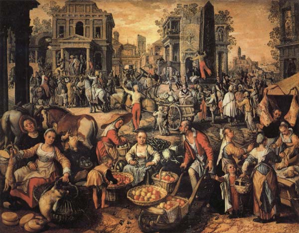 Joachim Beuckelaer Pilate Shows Jesus to the People